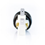Small White Plastic Mechanical Push Button